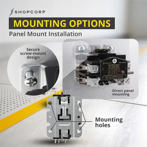 Vista 7 de Contactor magnético de propósito definido para carga de motor, HVAC, refrigeración y bomba de calor