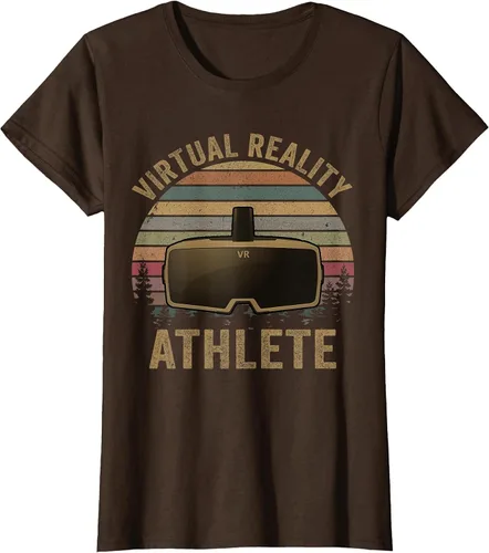 Vista 38 de Virtual Reality Athlete for VR Gamers Camiseta Asphalt Grey