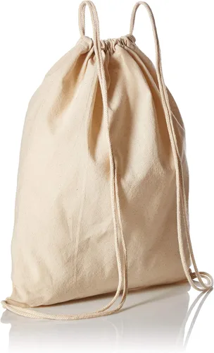 Vista 2 de Mochilas con cordeles ToteBagFactory, de algodón, deportivas (paquete de 12 unidades)