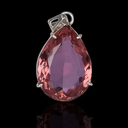 Vista 2 de GEMHUB Piedra preciosa para collar 24.00-143.50 quilates. Alejandrita Aguamarina Topacio Citrino Gemas Sterling Silver Pendant Jewelry MujerNiña