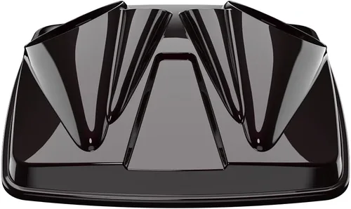 Vista 11 de Tapas de altavoz dobles de 8 pulgadas a juego para Advanblack/OEM Harley Rushmore estilo Razor, Chopped & King Tour Pak Whisky ámbar