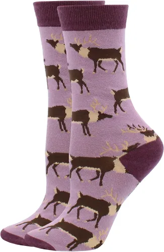 Vista 2 de Elk Socks for Women Gift for Animal Lovers