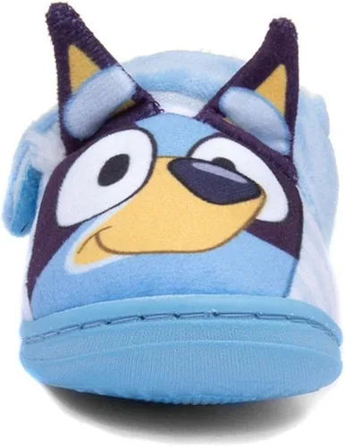 Vista 3 de Bluey Pantuflas para niños pequeños con correa de orejas 3D, zapatos de casa