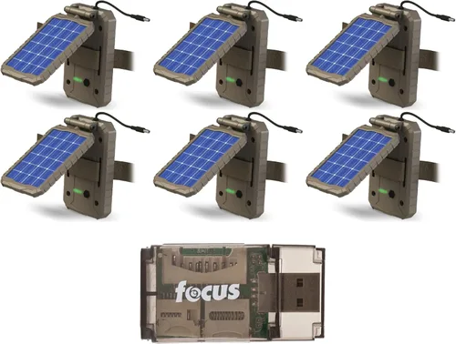 Vista 7 de Stealth Cam Panel de energía solar de litio (paquete de 10) Paquete con lector de tarjetas (11 artículos) Stealth Cam 12V Amorphous Solar Panels