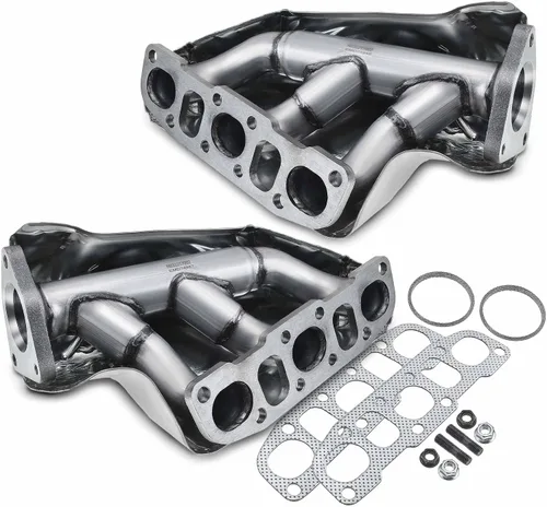 Vista 10 de A-Premium Kit colector de escape izquierdo con junta, espárragos, tuercas, escudo térmico [4.0L] compatible con Nissan Frontier 2005-2019