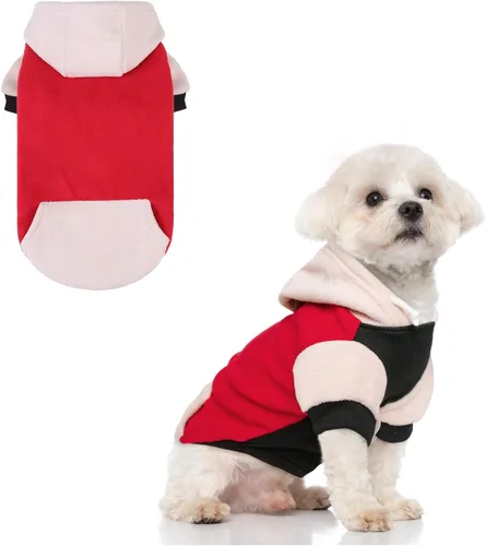 Vista 15 de BEAUTYZOO Sudaderas con capucha para perros, para perros pequeños, medianos y grandes, niñas y niños - Calidad premium, ultra suave, ajuste cómodo