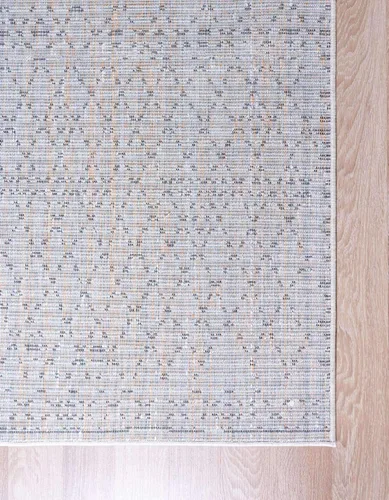 Vista 10 de Unique Loom Morocco Collection - Alfombra de área con borde abstracto, diamante, bohemio, 2 pies 2 x 3 pies, marfil/negro
