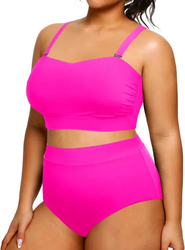 Vista 3 de Tempt Me Traje de baño de dos piezas para mujer de talle alto