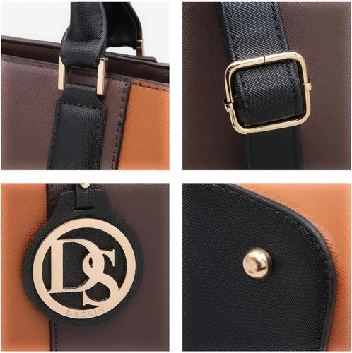 Vista 3 de Dasein Satchel Purse Handbag for Women Large Shoulder Work Tote Bag With Matching Wallet