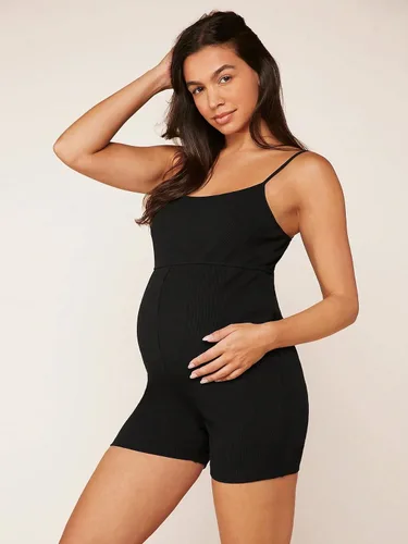 Vista 5 de Verdusa Enterizo corto de maternidad para mujer, con cuello redondo