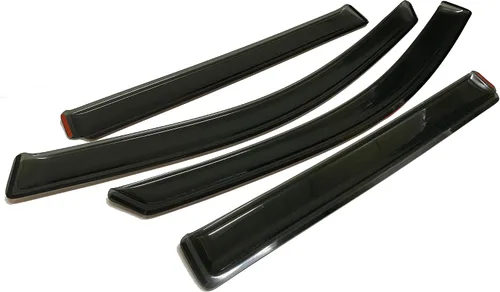 Vista 5 de Deflector de protección de ventilación para ventana de humo estilo canal compatible con GMC Terrain 2010-2017