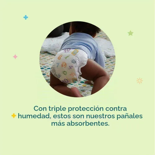 Vista 6 de Babyganics Pañales, talla 1, 80 ct, pañales ultra absorbentes