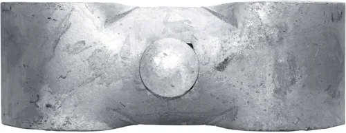 Vista 9 de Panel de eslabones de cadena negro de 1-3/8 pulgadas (abrazaderas de perrera), paquete de 2 Galvanizado