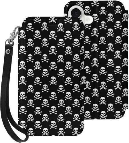 Vista 22 de SWEET TANG Compatible with iPhone 17 Pro Wallet Case Women PU Leather Shockproof Protective Folio Flip Cover (Cute Thanksgiving Turkey Maple Leaf)