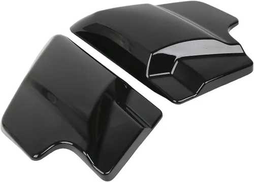 Vista 4 de XMT-MOTO - Par de paneles de cubierta lateral de batería para Harley Touring Road King Street Glide Electra Glide 2009 y posterior, negro brillante