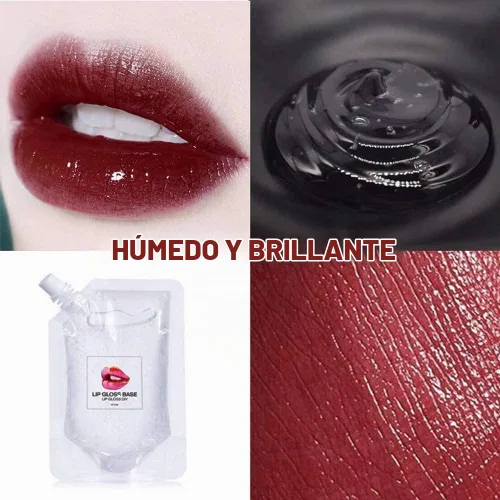 Vista 3 de Base de brillo de labios, brillo de labios hidratante para bricolaje, no pegajoso, aceite de maquillaje de labios vegano