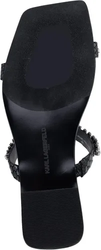 Vista 3 de Karl Lagerfeld Paris Sandalias planas adornadas Payzlee para mujer