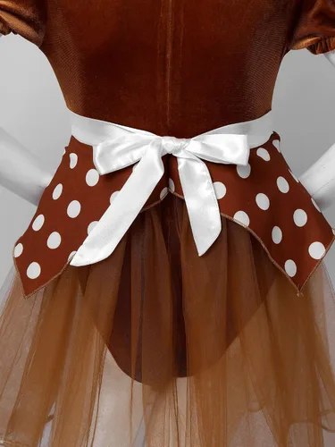 Vista 6 de ChICTRY - Vestido de tutú para bebé, diseño de reno de Navidad, una pieza