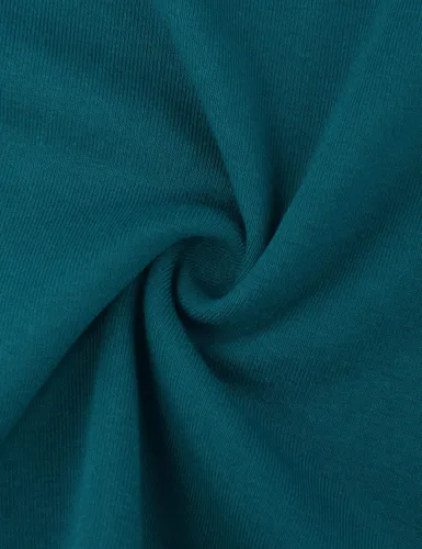 Vista 5 de Timeson - Sudadera tipo túnica de manga larga con solapa y botones para mujer