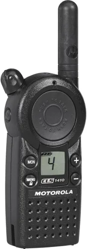 Vista 8 de Motorola Radio de dos vías 5 millas profesional 4 canales UHF , Negro