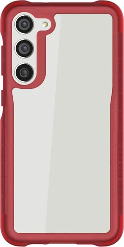 Vista 12 de Ghostek COVERT - Funda rosa para Galaxy Z Flip 4 para mujeres y niñas, protección completa de bisagra y parte trasera transparente, duradera