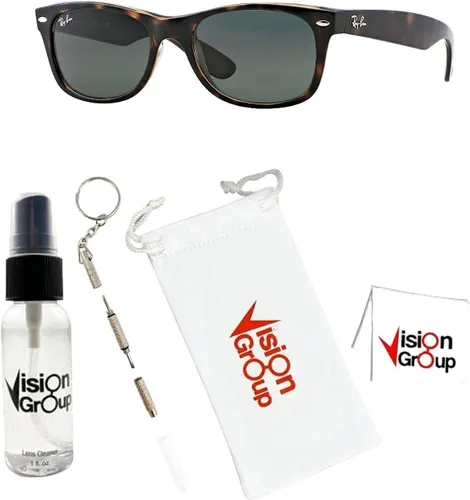 Vista 2 de Ray-Ban RB2132 New Wayfarer - Gafas de sol + paquete de accesorios para Vision Group