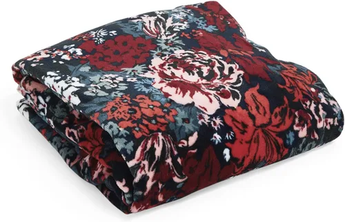 Vista 6 de Vera Bradley Manta de forro polar para mujer, manta de felpa suave para sofá, dormitorio y decoración del hogar