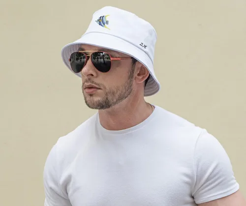 Vista 231 de ZLYC Gorra de pescador bordada de moda unisex para hombres y mujeres