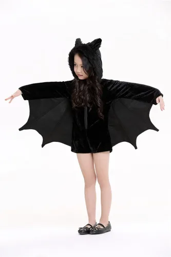 Vista 5 de Cozy Bat Jumpsuit Halloween Party Animal Costume Cosplay