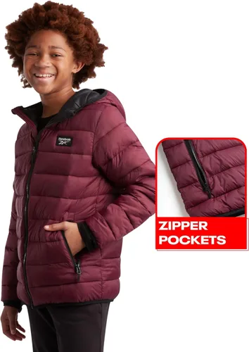 Vista 3 de Reebok Chaqueta para niño Abrigo acolchado ligero Abrigo básico para niños (7-16)