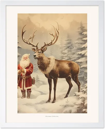 Vista 31 de Poster Master A Holly Jolly - Póster navideño, arte de invierno, diseño de pared moderno, regalo para hombres y mujeres, gran decoración para sala