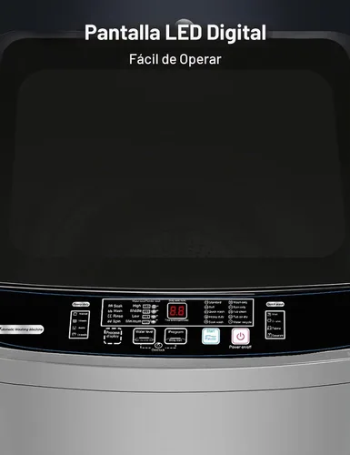 Vista 6 de Lavadora portátil - Lavadora completamente automática con bomba de drenaje