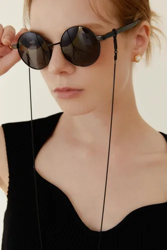 Vista 15 de Correas de cristal de ojo de cuero real Retenedores de gafas de ojos Cadenas acollador, soporte para gafas de sol
