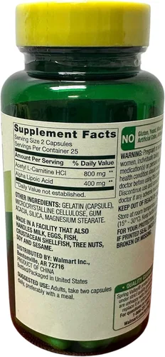 Vista 3 de ThisNThat Suplemento nutricional: (2) botellas de 50 ct de 200 mg de ácido alfa lipoico con salud cerebral
