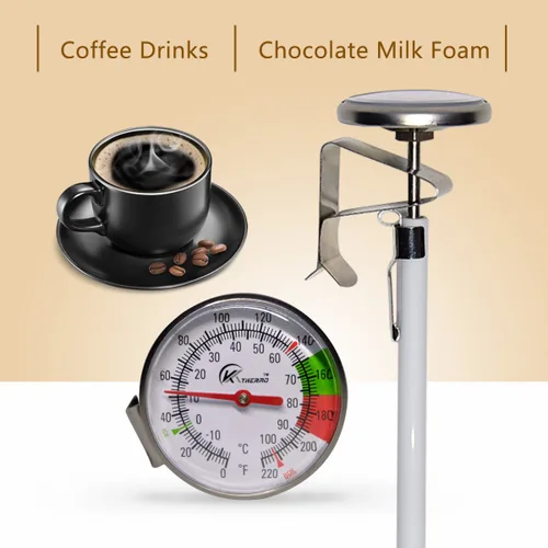 Vista 6 de KT THERMO - Termómetro de lectura instantánea de 2 pulgadas, mejor para bebidas de café, espuma de leche con chocolate