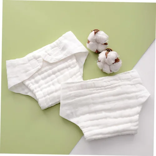 Vista 5 de Pañales lavables para recién nacidos, protectores de pañales de natación, pañales reutilizables para pañales, pañales de tela para escupir, pañales