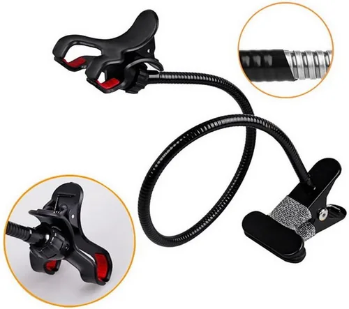 Vista 3 de axGear Soporte de brazo largo flexible giratorio 360 para escritorio de cama perezosa para teléfono