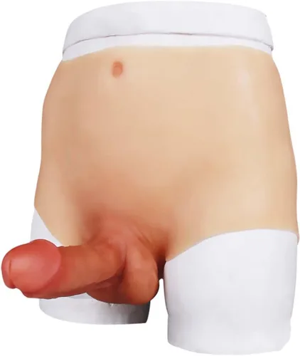 Vista 7 de SUAISKR Consolador de tanga de silicona, juguetes sexuales masculinos para hombres homosexuales, masturbación con polla, accesorios sexuales
