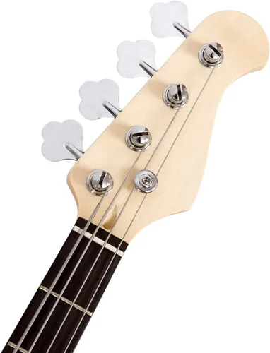 Vista 8 de Costzon Guitarra Bajo Eléctrica de 4 Cuerdas Tamaño Completo para Principiantes Kit Completo, Diapasón y Puente de Palisandro, con Dos Pastillas