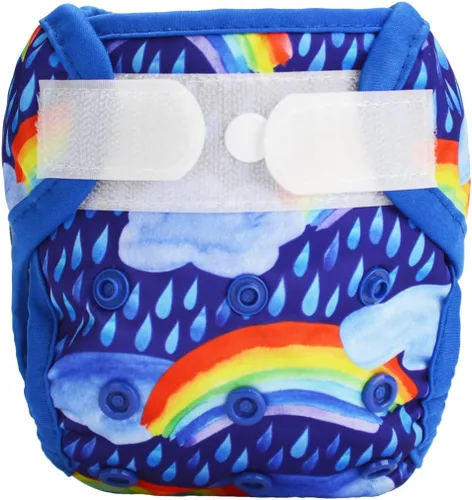 Vista 16 de Funda para pañales para recién nacidos con broche y pestaña de lavado, material PUL, 1 unidad