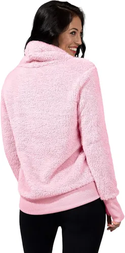 Vista 4 de 90 Degree By Reflex - Chaqueta de forro polar con capucha y bolsillos frontales cálida y de felpa