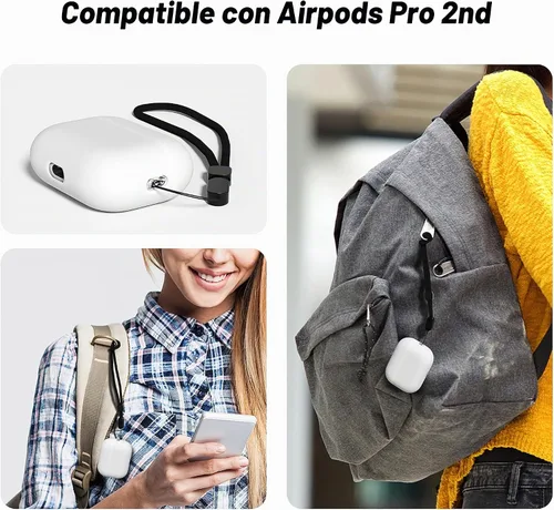 Vista 2 de oakxco Lanyard Compatible with Airpods Pro 2 Loop