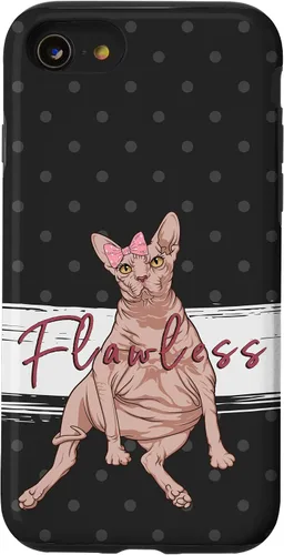 Vista 18 de Funny Sphynx Cat Flawless Naked Cat Fat Hairless Cat Case for iPhone 17