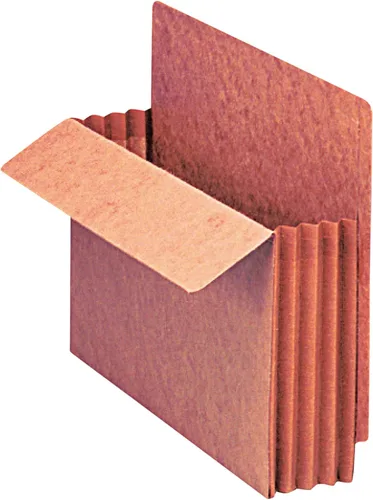 Vista 8 de Pendaflex Heavy Duty End Tab File Pockets, Letter Size, Redrope, 3.5" Expansion, 10/BX (95343) (Pack of 5)