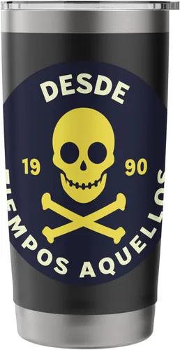 Vista 3 de Desde Tiempos Aquellos Skull 1990 Stainless Steel Insulated Tumbler Black