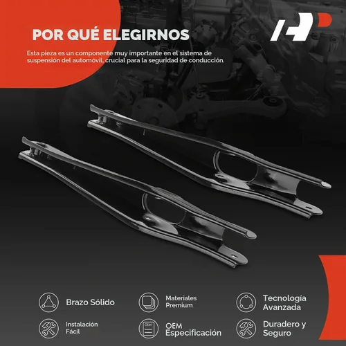 Vista 4 de A-Premium 2 x Brazo de Control Trasero Inferior Trasero, con Buje