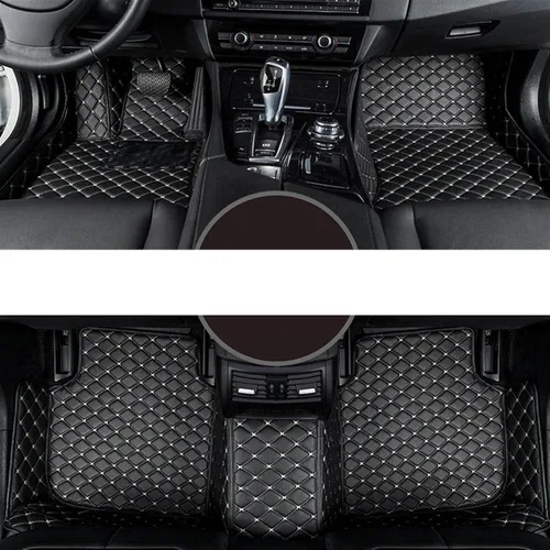 Vista 10 de Tapete de automóvil personalizado para Nissans, Altima, Bluebird, Sylphy Tiida Livina, Sunny March, accesorios para pies (color beige)
