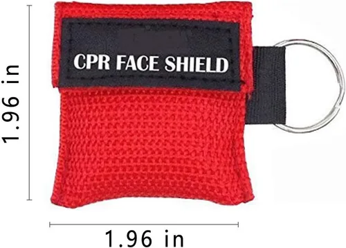 Vista 2 de Máscara de protección facial RCP Rojo 12pcs y Rojo 50pcs, rojo,12, Cadena