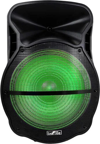 Vista 15 de BeFree Sound Altavoz portátil recargable con Bluetooth de 18 pulgadas