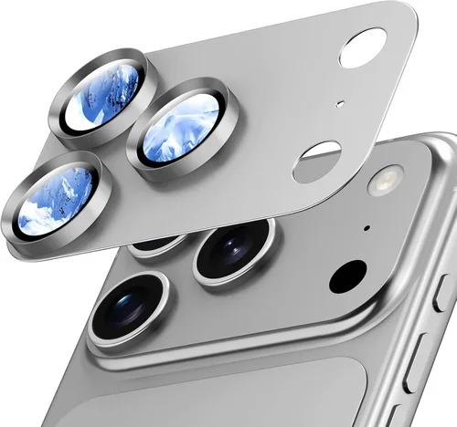 Vista 16 de Protector de lente de cámara para iPhone 15/iPhone 15 Plus/iPhone 14/iPhone 14 Plus, pantalla de cubierta de cámara de vidrio templado de aleación